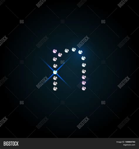 Gems Letter Shiny Vector And Photo Free Trial Bigstock