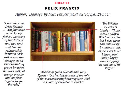 the saturday miscellany how to make a pitch felix francis bookshelf here today exhibition