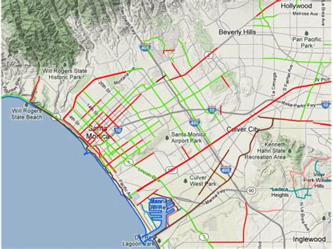 County Maps Bike Paths And Closures Pacific Palisades Ca Patch