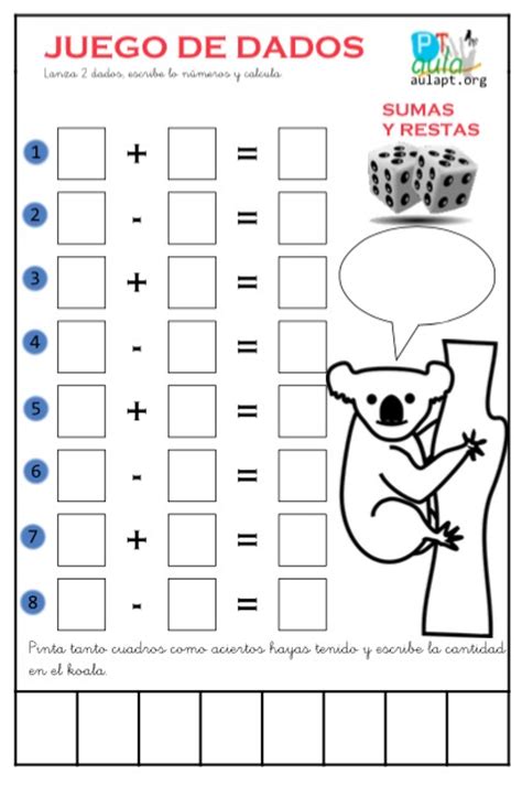 Puedes buscar juegos infantiles para imprimir para niños de hasta una determinada edad, así por ejemplo, es fácil encontrar juegos solo hay que dar con uno que nos guste, descargarlo, imprimirlo y ¡a jugar! 3 PLANTILLAS DE JUEGOS DE DADOS, SUMAS ,RESTAS Y ...