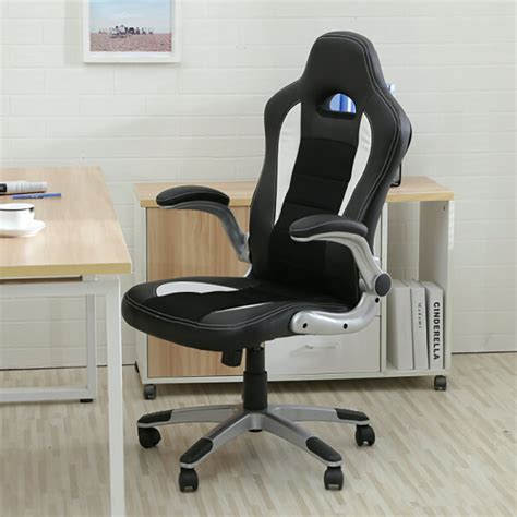 Belleze Executive Racing Style Bucket Seat Faux Leather Office Chair