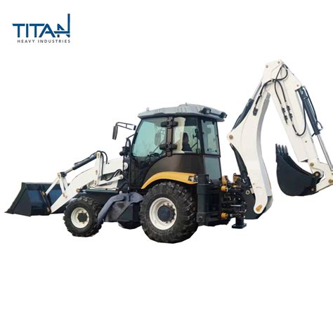 Air Cooling New Titan Nude In Container Compact Mini Backhoe Loader
