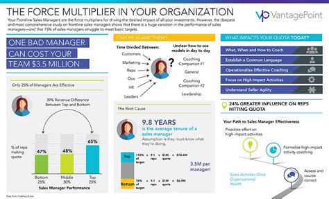 Infographic The Force Multiplier In Your Sales Organization