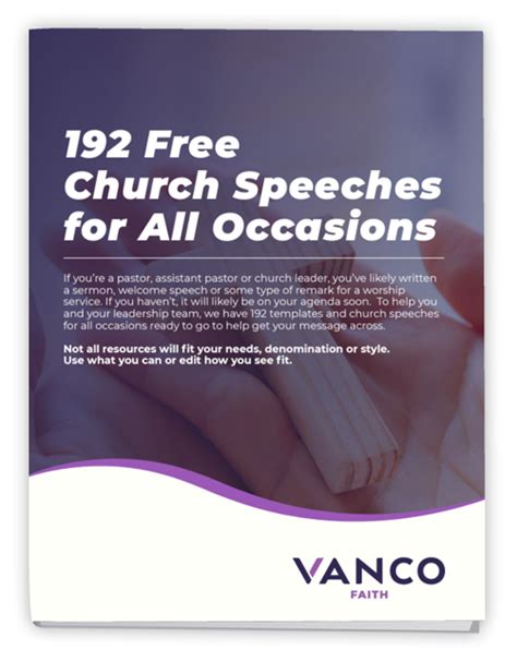 29 Welcome Speeches For Churches That Excite Vanco
