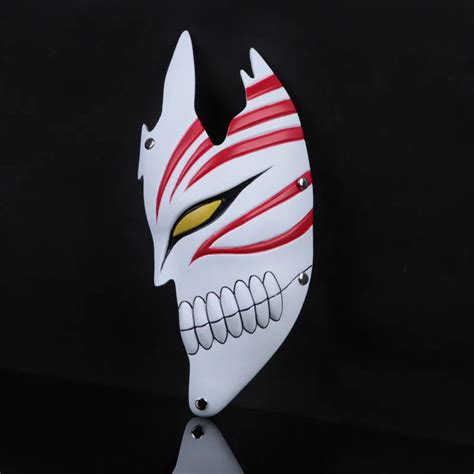 Yufeida Death Half Face Mask Ichigo Bleach Kurosaki Emptiness Resin