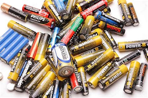 Group Of Old Batteries Editorial Photography Image Of Maxell 24331122