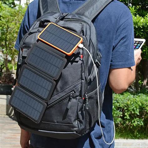 Foldable Feelle 25000mah Solar Charger Keeps Your Phone Charged Up