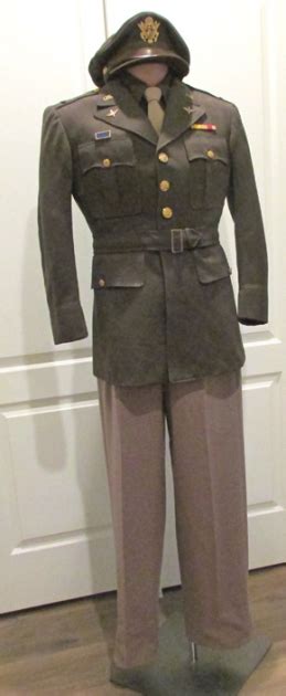 Uniforms Us Us Wwii Army Air Corps Officers Pinks And Greens Uniform Set