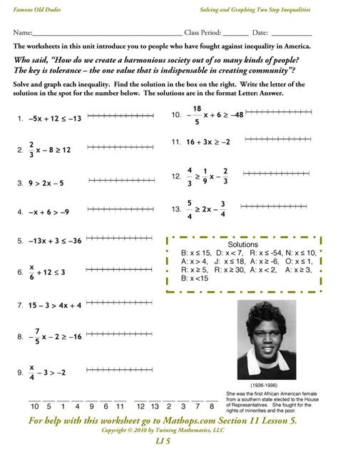 Are you looking for worksheets to help your students better understand the algebraic notions of inequalities? Solving And Graphing Inequalities Worksheet Answer Key Pdf Math-Aids.com + My PDF Collection 2021