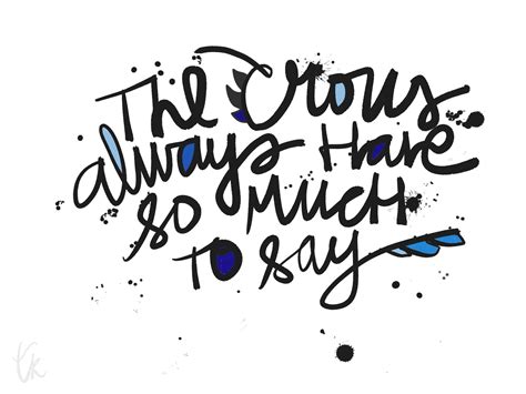(of a group) closely linked or connected, as by a common identity, culture, or bond. Hand lettering. | Crow art, Print, Cards