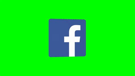 Facebook Logo Green Screen Animated Hd Download Youtube