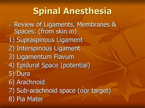 Ppt Spinal Anesthesia Powerpoint Presentation Free Download Id386249