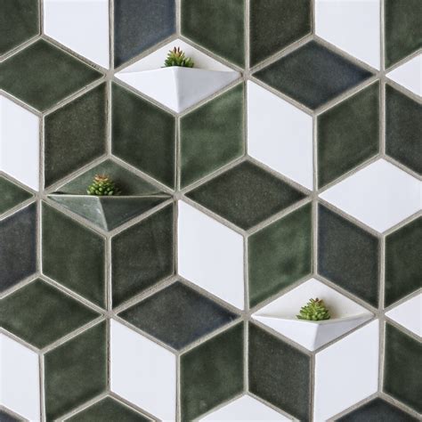 10 Unique Diamond Tile Design Ideas Diamond Tile Mercury Mosaics