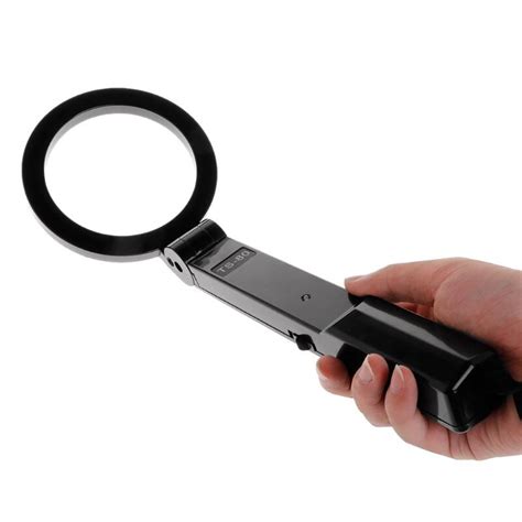 Portable Hand Held Folding Metal Detector High Sensitivity