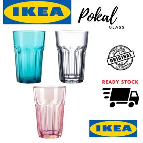 Ik3a Pokal Glass Pink Clear Glass Turqoise Glass Coldandhot Glass Drink