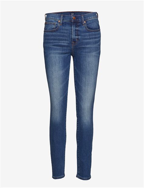 Gap Mid Rise True Skinny Jeans With Washwell™ Medium Indigo 8 229