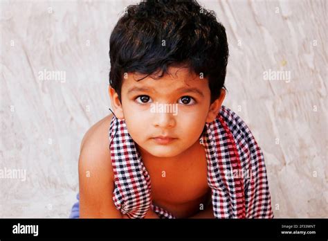 Three Year Age Indian Baby Boy In Close Up Stock Photo Alamy