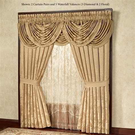 Delivering products from abroad is always free, however, your parcel may be subject to. Corsica Gold Waterfall Valance Window Treatment