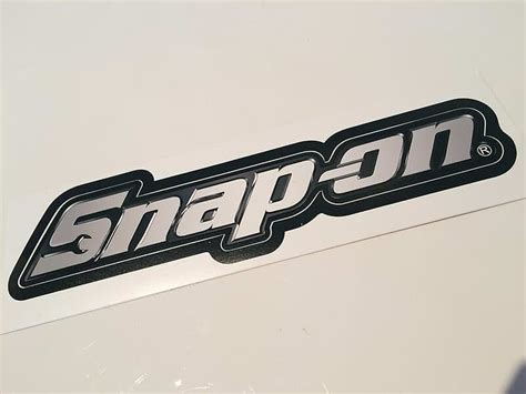 Snap On Logo Sticker