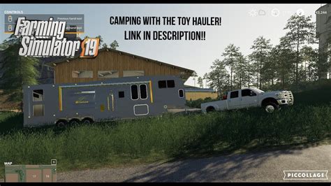 Fs 19 Camping With A Toy Haulercamper Mod Link In Description