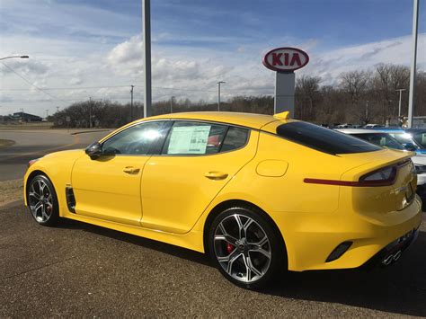 Check Out The New Yellow One We Just Got In Kia Stinger Gt Kia