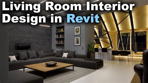 Modern Living Room Interior Design In Revit Tutorial Dezign Ark