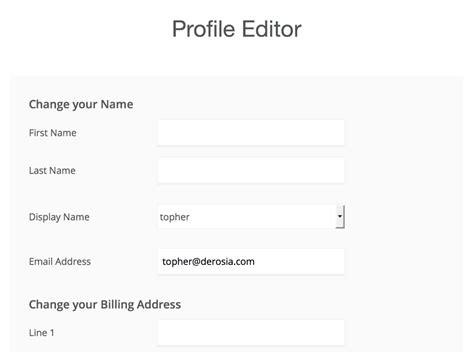 Profile Editor Easy Digital Downloads