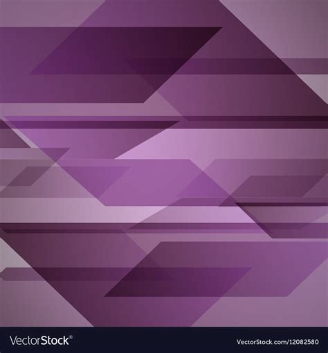 Abstract Purple Background With Geometric Shapes Vector Image