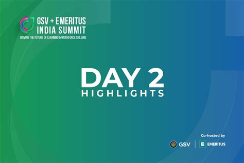 Gsv Emeritus India Summit Day 2 Its Indias Century To Innovate In Education Upskilling