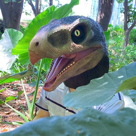Hugoutdoor 2022 New Therizinosaurus Dinosaur Mask Halloween