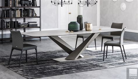 Cattelan Italia Stratos Keramik Table - Dream Design Interiors Ltd