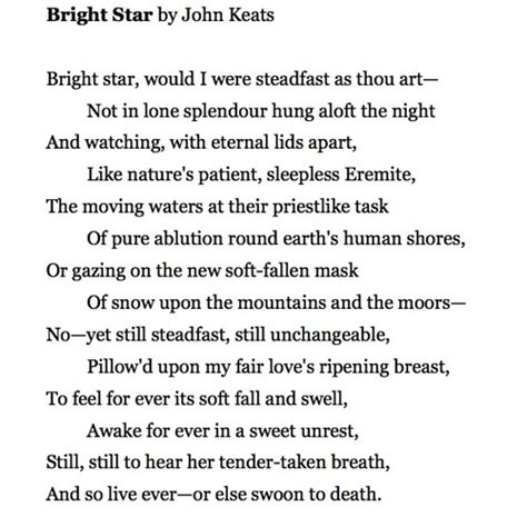 Stream 438 Bright Star By John Keats By Samuel West Pandemicpoems