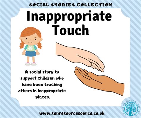 Inappropriate Touch Social Story Sen Resource Source