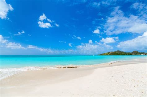 Idyllic Beach At Caribbean Stock Photo Image Of Lagoon 94162890