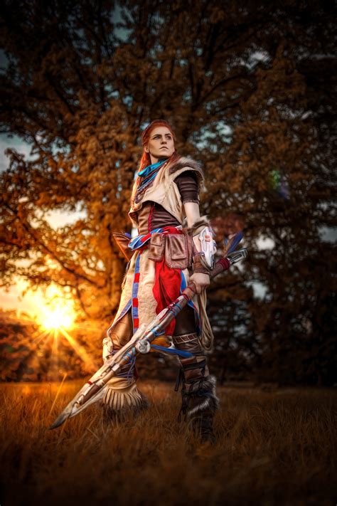 She was created by gaia, the governing artificial intelligence. Aloy- Horizon Zero Dawn by MsSkunk on DeviantArt