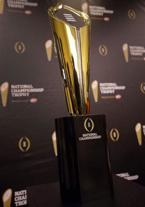 Golden Trophy Unveiled For New College Football Playoff The Denver Post