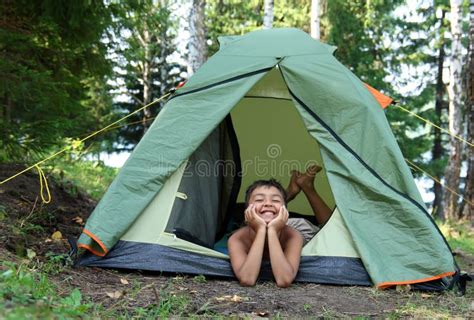 Camping Tent In Swiss Alps Stock Image Image Of Countryside 19818953