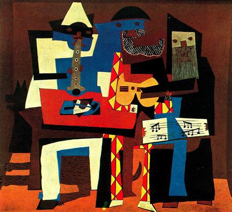 Kunst picasso art picasso picasso blue picasso paintings chagall paintings cubist portraits pablo picasso cubism picasso art francis picabia georges braque european paintings paintings. Summer Art - Picasso's 3 Musicians - Harmony Fine Arts