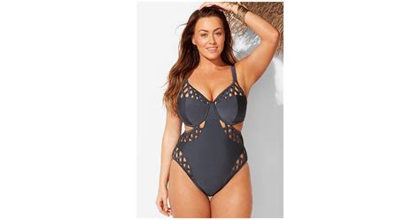 Gabifresh X Swimsuits For All Caves Underwire Swimsuit Nina Dobrev Zipper One Piece Swimsuit