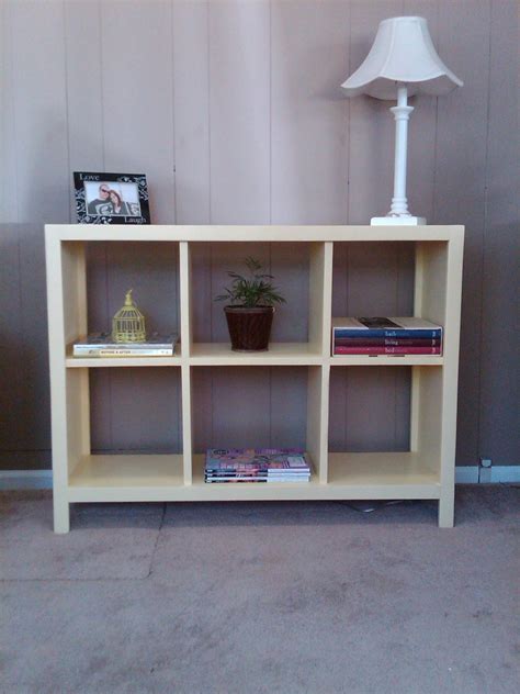 Ana White My New Yellow Cubby Shelf Diy Projects