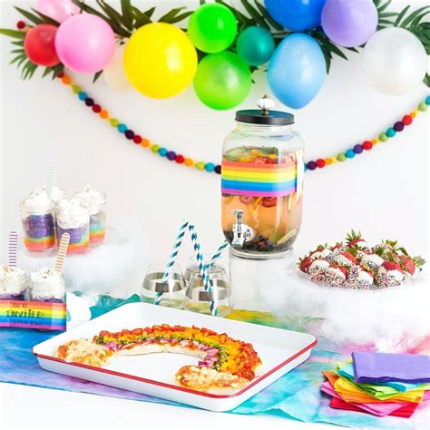 Throw The Ultimate Rainbow Party With These 8 Colorful Diys Brit Co