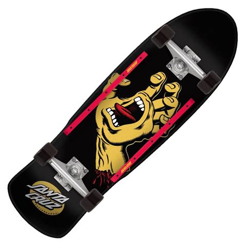 Santa Cruz Skateboards Screaming Hand S Cruiser Black Complete