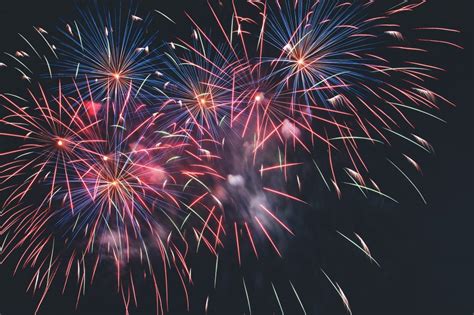 Download Fireworks At Night Royalty Free Stock Photo And Image
