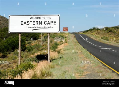 Welcome To The Eastern Cape Sign On The Provincial Border In South