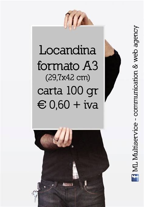 Offerta Locandina Formato A3 Brochure Communication Cards Against