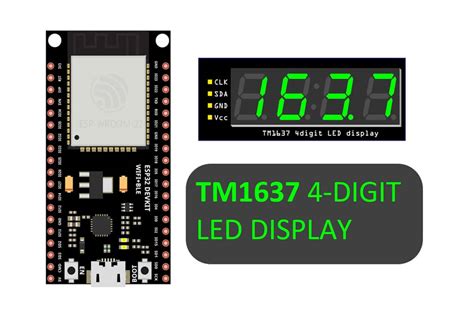 Interface Esp32 With Tm1637 Led Driver