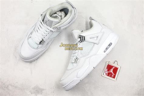 Check spelling or type a new query. top 3 fake Air Jordan 4 Retro "Pure Money" 308497-100 Mens white/metallic silver-pure platinum Shoes