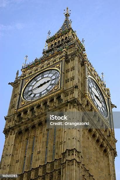 Big Ben Zoomed Oblique Stock Photo Download Image Now Big Ben