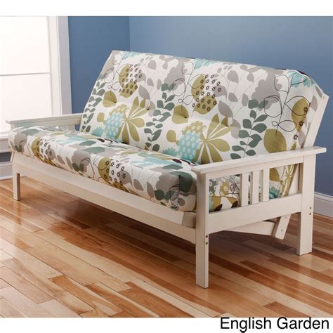 Futons, frames & covers └ furniture └ home & garden all categories antiques art baby books & magazines business & industrial cameras & photo cell phones & accessories clothing, shoes & accessories coins & paper money collectibles. Porch & Den Kern Antique White Wood Futon Frame with ...