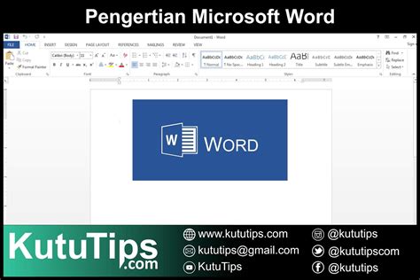 Pengertian Microsoft Word Beserta Kelebihan Dan Fungsinya Bagi Pemula